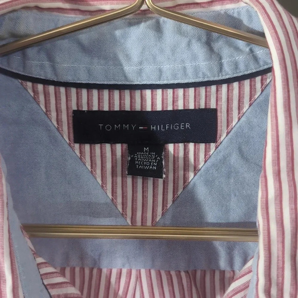 Tommy Hilfiger Red Stripe Button Down - Picture 3 of 10